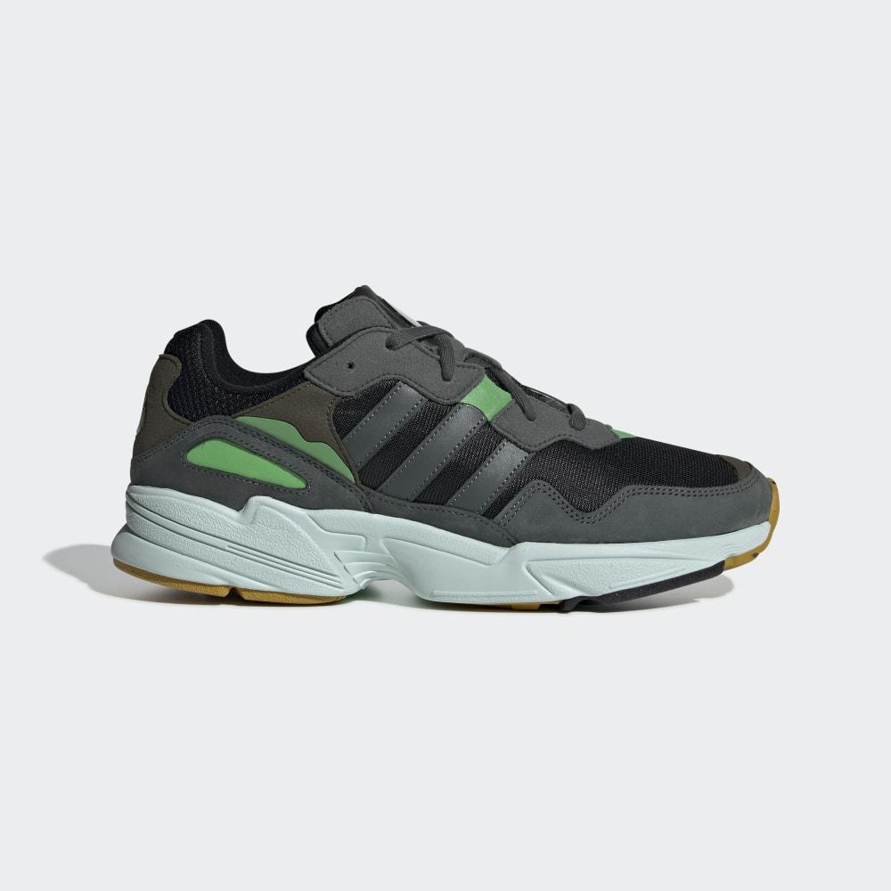 Originals Adidas Yung-96 Barbati Romania - Negrii/Verzi Inchis F35018